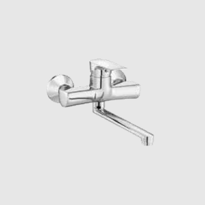 Single lever sink mixer wall mounted