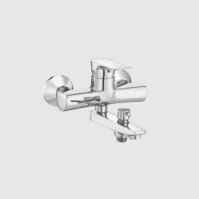 Single lever basin mixer with telephonic shower arrangement